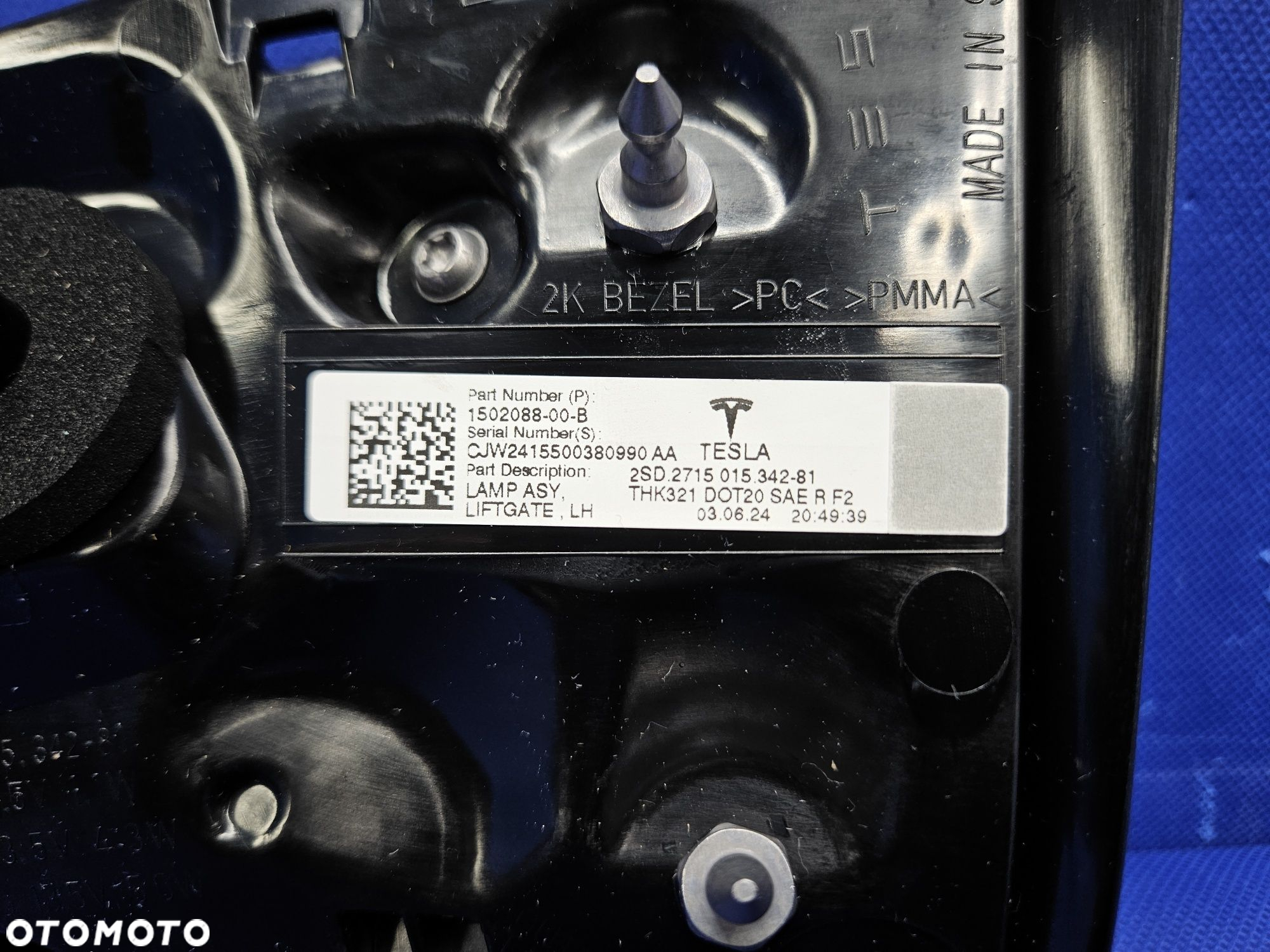 LAMPA tylna lewa TESLA Model 3 Y Europa lewy tył NOWA oryginał - 8