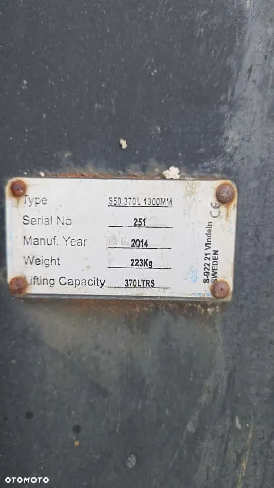 Łyżka łyżki 75cm złącze S50 do koparki kopania 70cm 80cm S45 rototilt - 5