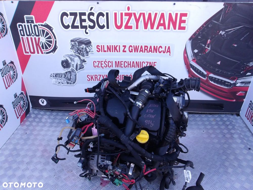 SILNIK KOMPLETNY MERCEDES CITAN 1.5D K9K636 110KM 14r. 97 TYS