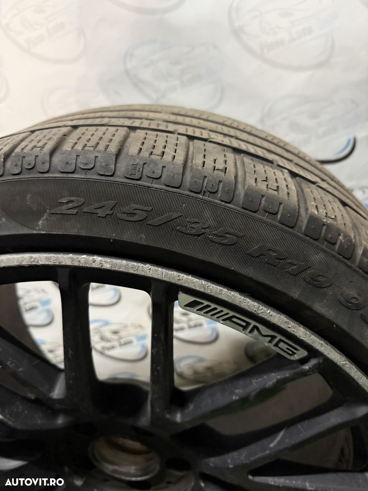 Jante originale AMG 245/35/19 Mercedes C class W205 C63 AMG cu anvelop - 7