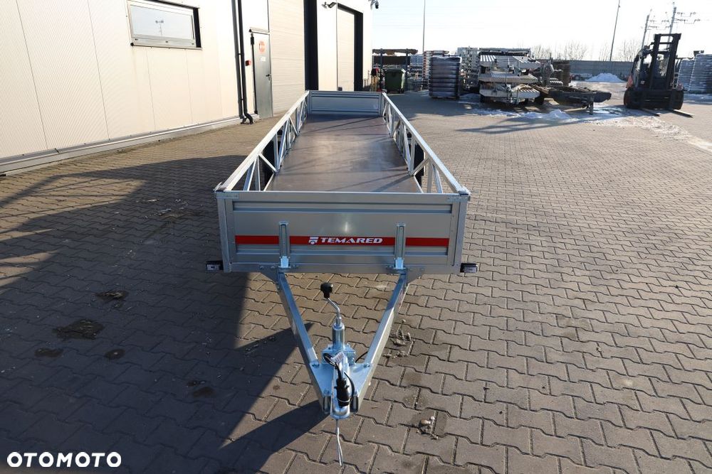 TEMARED Przyczepa dłużycowa 606x122x40cm Podłoga sklejka, 2 osie DMC 750kg - 9