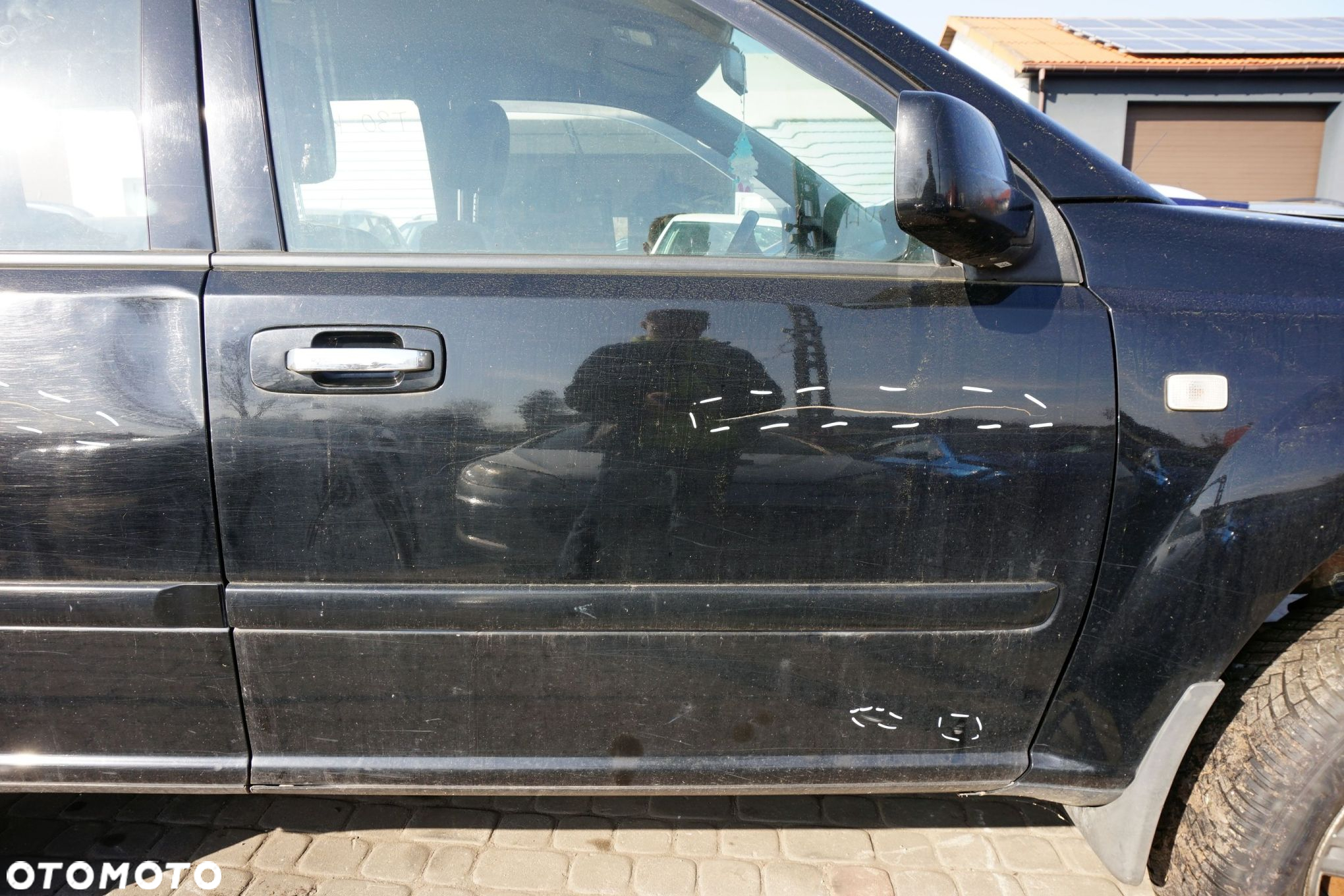 DRZWI PRZEDNIE PRAWE X-TRAIL T30 I KH3  CZARNY NISSAN 2001-2007 - 3