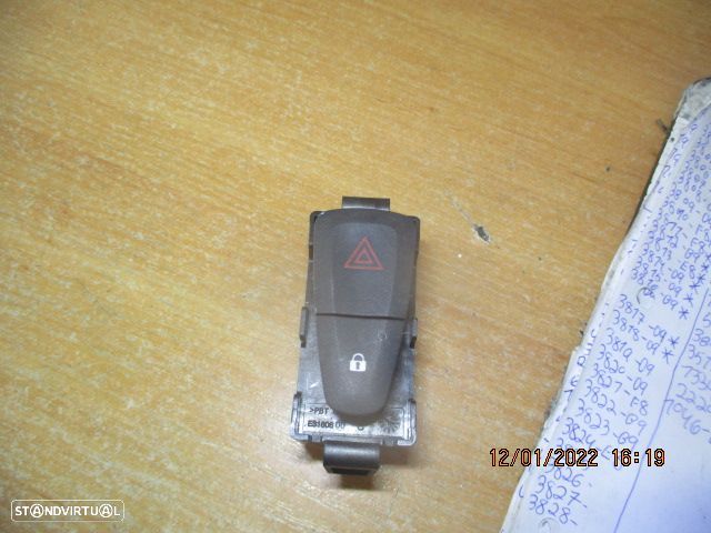 Interruptor E3160101 RENAULT MEGANE 3 2011 4 Piscas DACIA SANDERO 2016 4 Piscas  DACIA SANDERO II FASE 1 2013 1.5DCI 90CV 5P AZUL 4 PISCAS - 1