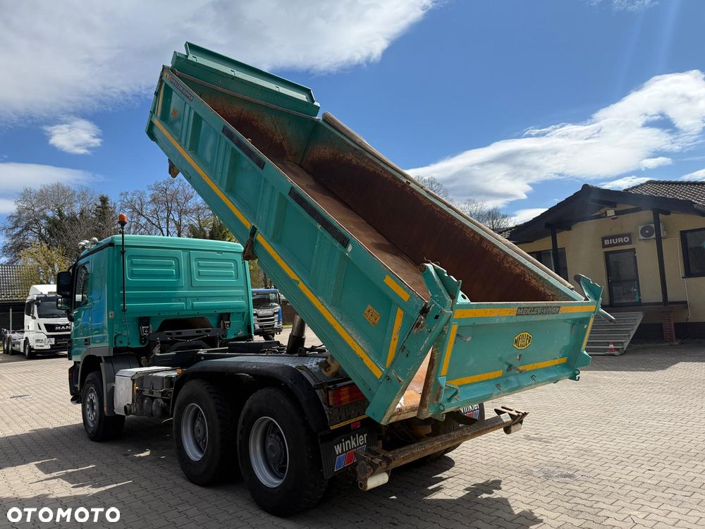 Mercedes-Benz 2644 ACTROS MP3 wywrotka 6x4, płyta pług, BORDMATIC - 10