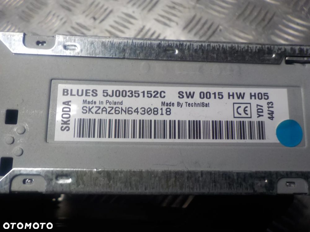 SKODA RAPID RADIOODTWARZACZ 5J0035152C - 3