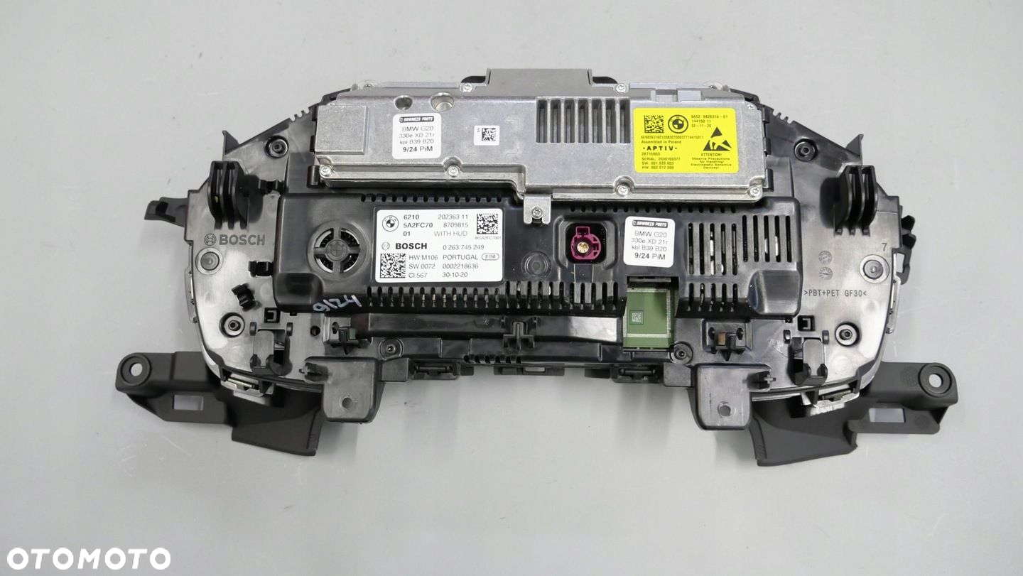BMW G20 G05 G30 G01 LICZNIK ZEGARY LED LIVE KAMERA KIEROWCY 5A2FC70 9826316 - 7