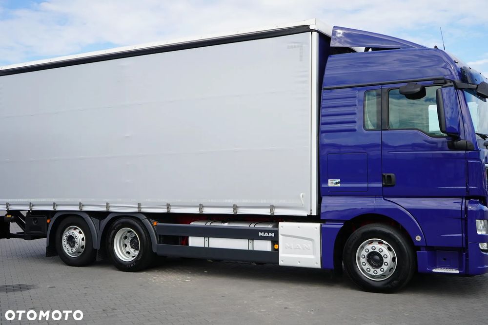 MAN / TGX / 26.460 / E 6 / FIRANKA + WINDA / 18 PALET / OS SKRĘTNA / RETARDER / ŁAD. 14 740 KG - 16