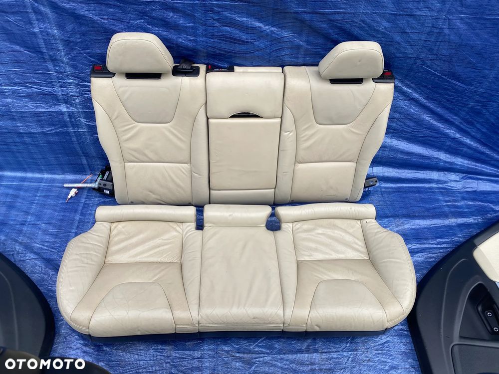 FOTEL FOTELE KANAPA BOCZKI SKÓRA SKÓRZANE WNĘTRZE KOMPLET VOLVO V60 I 11-18r. KOMBI  EUROPA - 5