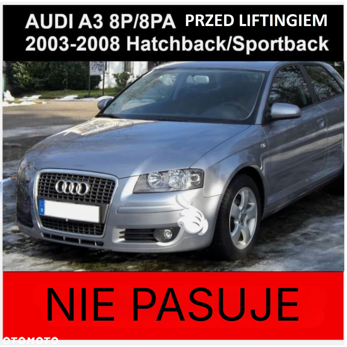 LAMPY Reflektory DO AUDI A3 8P OD 2008 DO 2012 Roku DO JAZDY  DZIENNEJ DEPO - 12