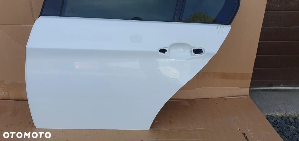 Drzwi lewy tył tylne lewe BMW 3 E90 ALPINWEISS - 5