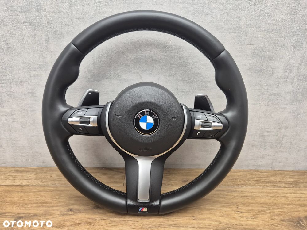 BMW F20 F21 F22 F23 F30 F31 F32 F36 KIEROWNICA M PAKIET PODUSZKA ŁOPATKI TEMPOMAT ŁADNA ORI - 1