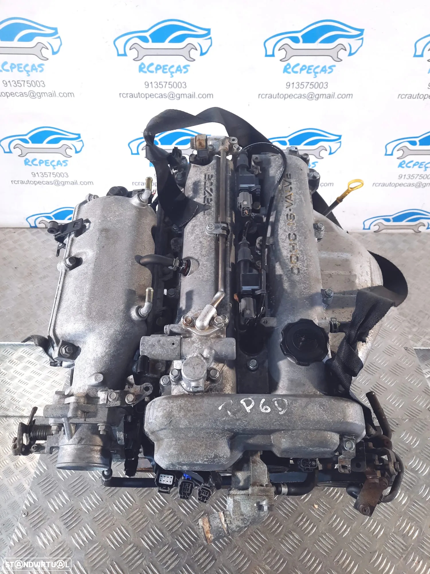 .MOTOR COMPLETO 1.8i 16V 146CV BP6D MAZDA MX5 MX-5 II 2 MK2.5 NB MOTOR ARRANQUE ALTERNADOR BIMASSA COMPRESSOR AR CONDICIONADO BOMBA DIRECAO TURBO INJETORES - 7