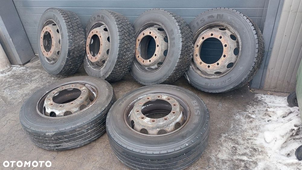 MERCEDES ACTROS MP4 KOŁA PRZEDNIE FELGI OPONY LOWDECK - 3
