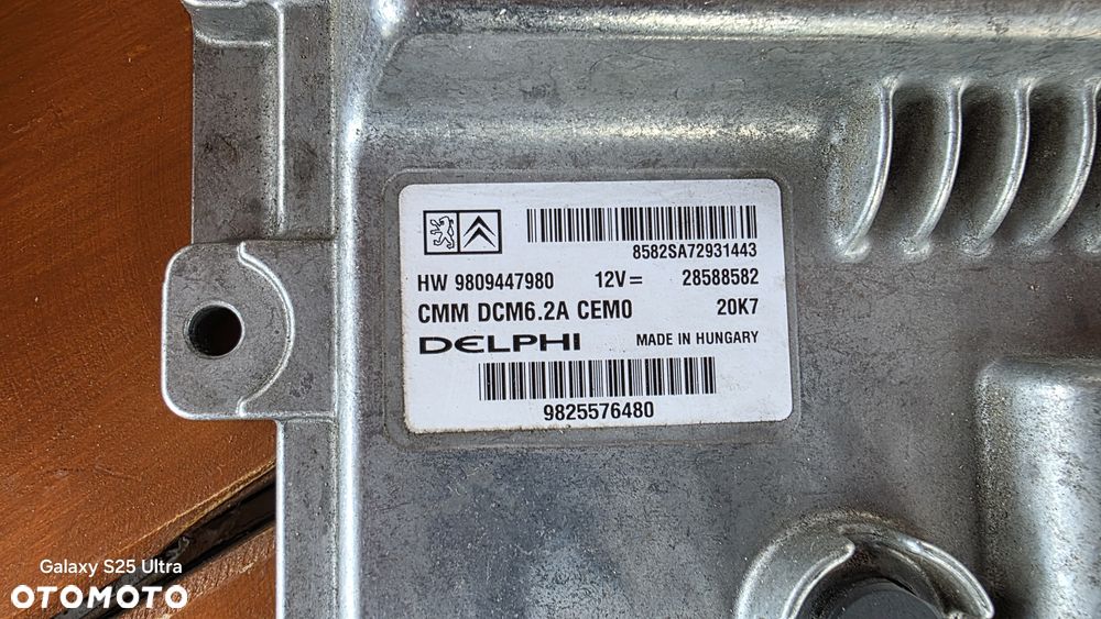 Zestaw Startowy BSI Delphi DCM6.2A Peugeot 3008 II 5008 II 2.0 BlueHDi 9809447980 | Wersja KEYLESS | 2 Kluczyki + Anteny - 10
