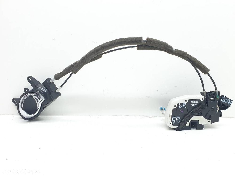 ZAMEK PRZÓD PRZEDNI LEWY DRZWI KLAMKA NISSAN MICRA K13 LIFT 4 PIN EU - 1