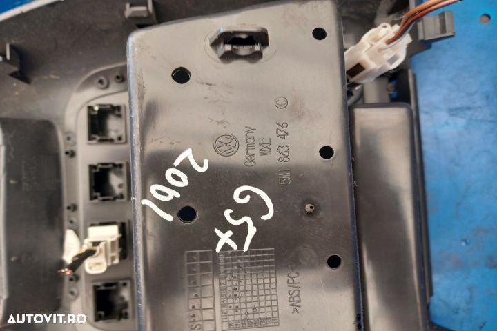 Consola centrala 5M1863476C Volkswagen VW Golf 5 [2003 - 2009] Plus m - 4