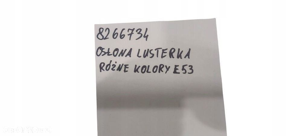 Bmw X5 E53 Osłona Obudowa Nakładka Lusterka Prawa 8266734 - 11