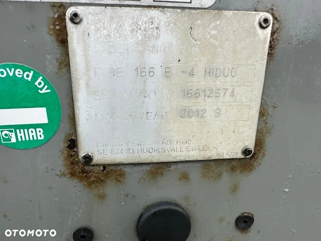 Palfinger HDS HIAB XS166 HiDuo 4 wysuwy sterowanie radiowe rotor - 9