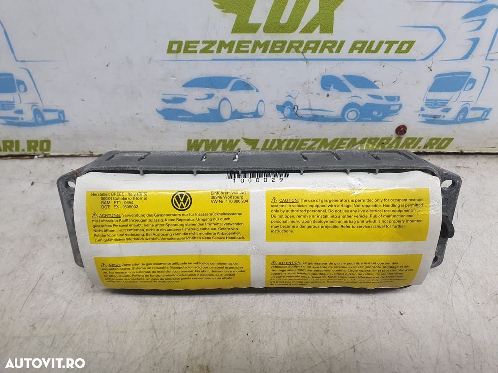 Airbag pasager 1t0880204 Volkswagen VW Touran 1 [2003 - 2006] 1.9 tdi - 1