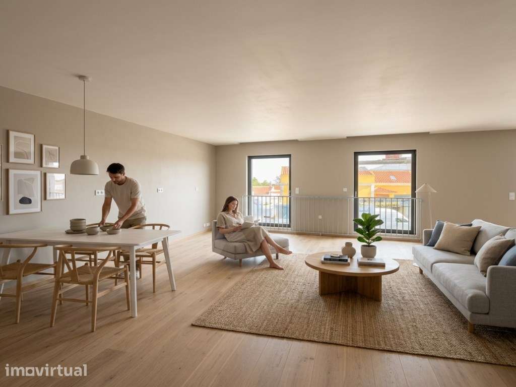 T4 Duplex novo em Alcoitão com 327 m², garagem 3 viaturas e jacuzzi. - Grande imagem: 4/40