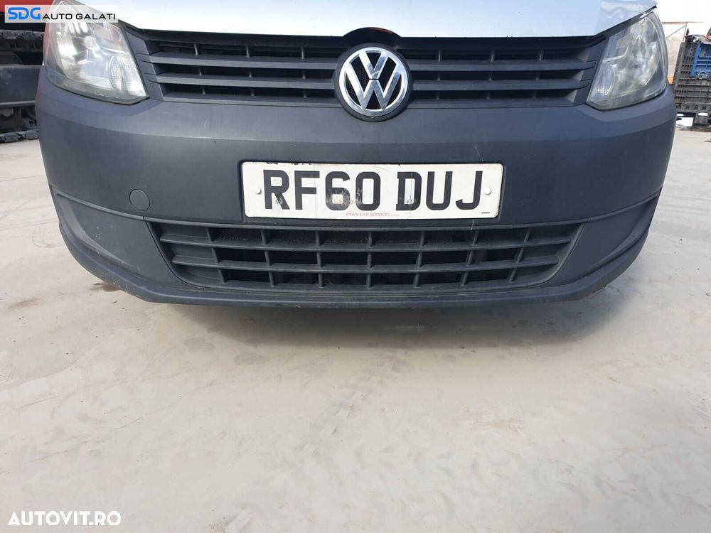 Bara Spoiler Fata Completa cu Grila Sigla si Emblema Volkswagen Caddy 2010 - 2015 [C4847] - 1