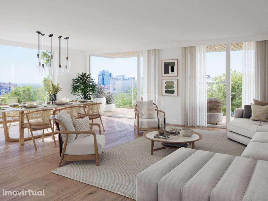 Apartamento T3 com terraço e vista mar em Cascais - Grande imagem: 2/40