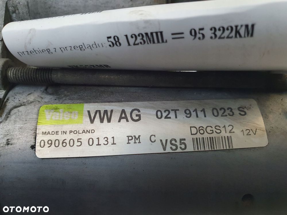 ROZRUSZNIK VW Golf V 1.6 FSI valeo 02T911023S D6GS12 - 2