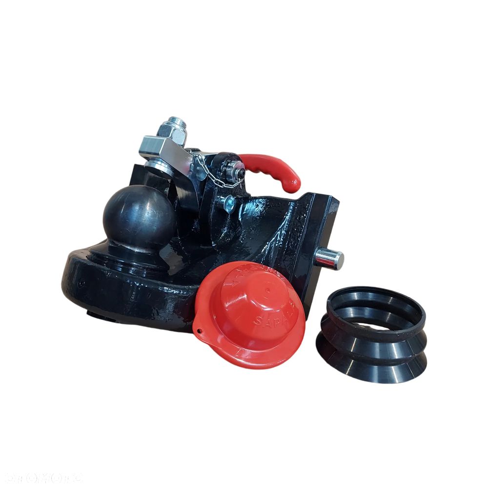 Zaczep kulowy zintegrowany SAPALA ZKZ 335-30-22 Czarny - 4