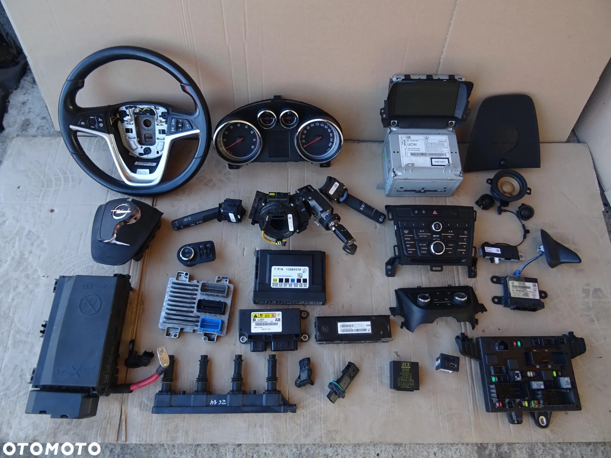 KIEROWNICA SKÓRA MULTIFUNKCJA SPORT BICEPSY OPEL ZAFIRA C ASTRA J MERIVA B, MOKKA, INSIGNIA - 14
