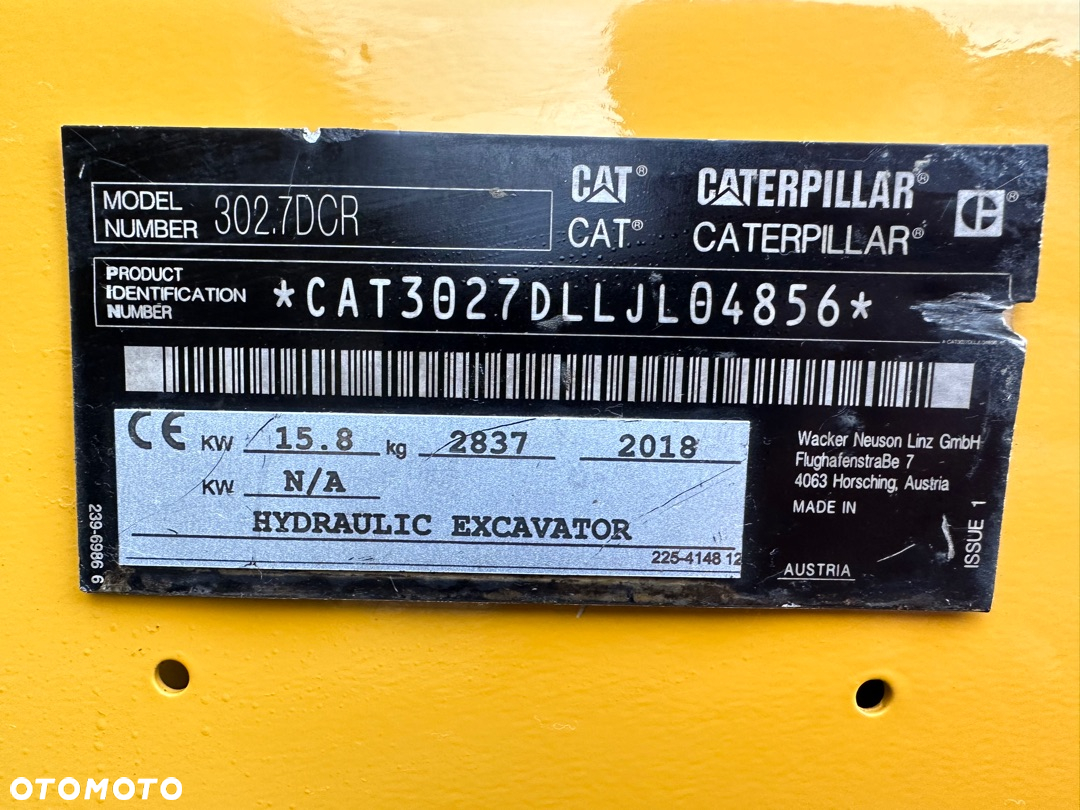 Caterpillar 302.7 D CR - 41