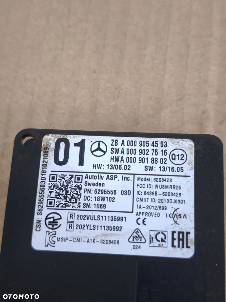 Radar moduł a0009054503 MERCEDES-BENZ G-klasa w463 - 2