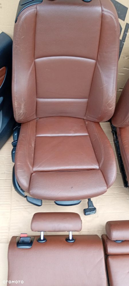 Fotele kanapa boczki komplet skóra BMW 1 E81 3D - 13