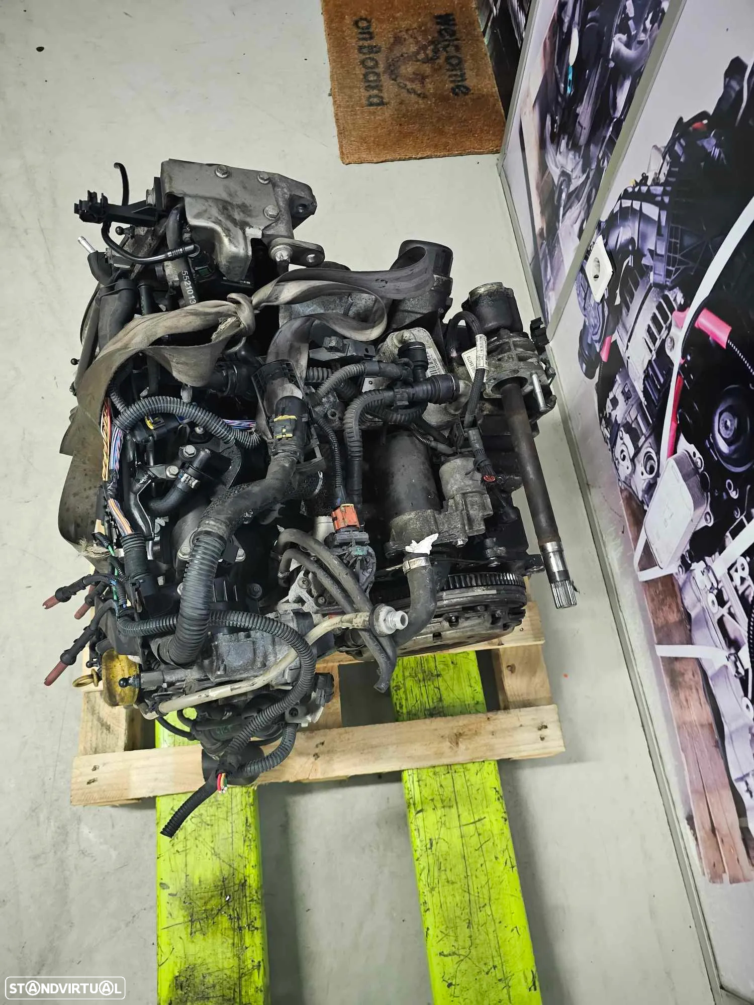 Motor Fiat Doblo  1.6D 2010, ref 198A3000 - 4