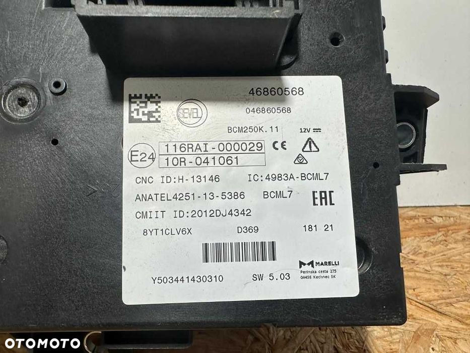 skrzynka bezpieczników moduł bsi boxer jumper iii 2.2 hdi e6 2022r - 5