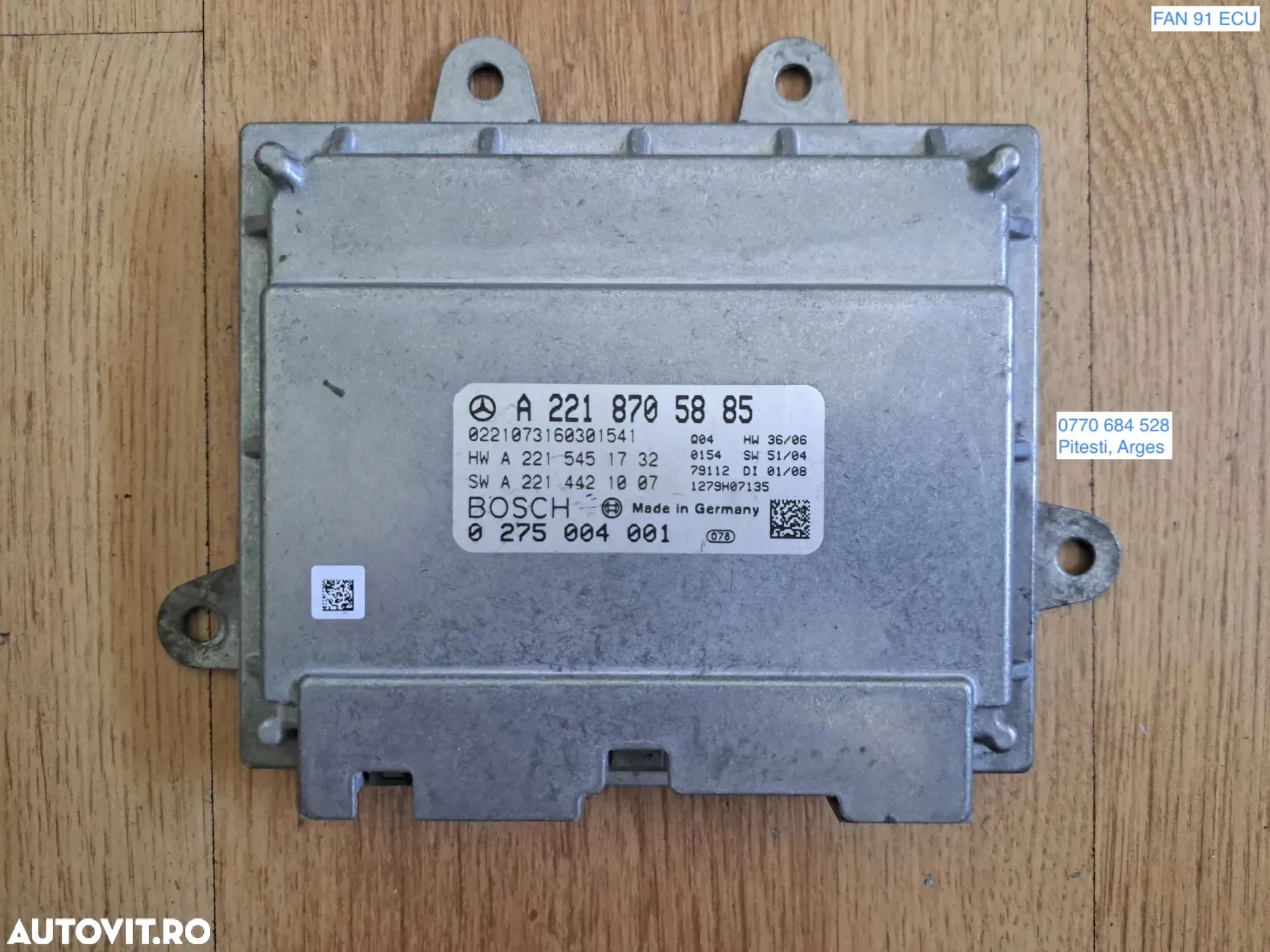 Unitate ECU SAM Modul Night Vision original Mercedes S-class W221 2005-2013 CL W216 - 1