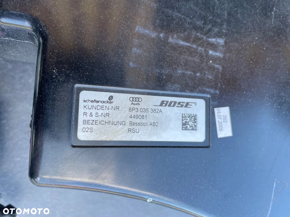 AUDI A3 8P GŁOŚNIKI KOMPLET BOSE - 5