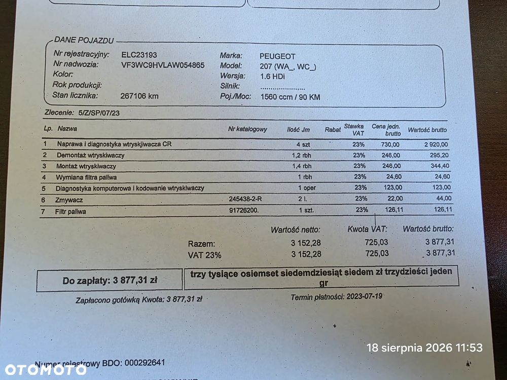 Peugeot 207 1.6 HDi Trendy 99g - 12