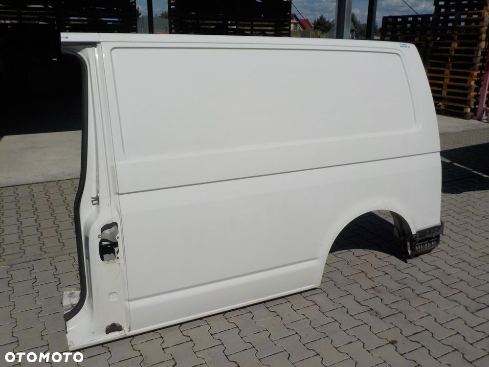 VW T5 T6 03- ĆWIARTKA LEWA LEWY BOK KRÓTKI POSZYCIE BŁOTNIK - 2