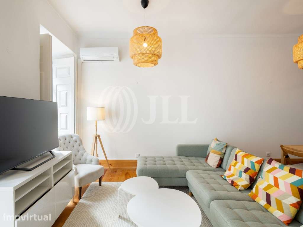 Apartamento T2+1, mobilado, na Rua de São Bento, Lisboa - Grande imagem: 4/30
