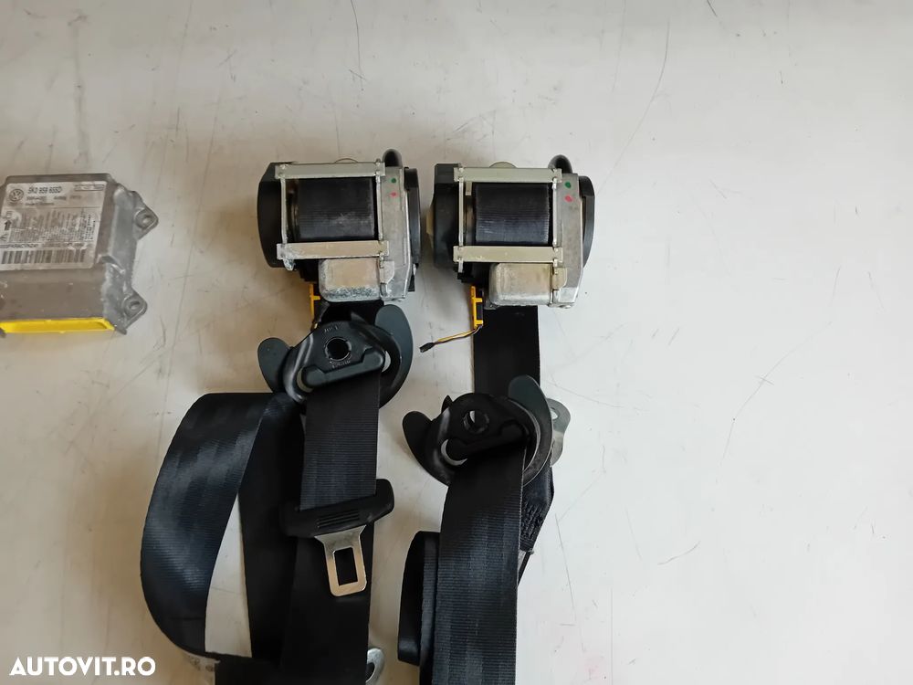 Plansa Bord Kit Airbag Vw Golf 6 VI An 2008-2013 Volan Stanga - 6