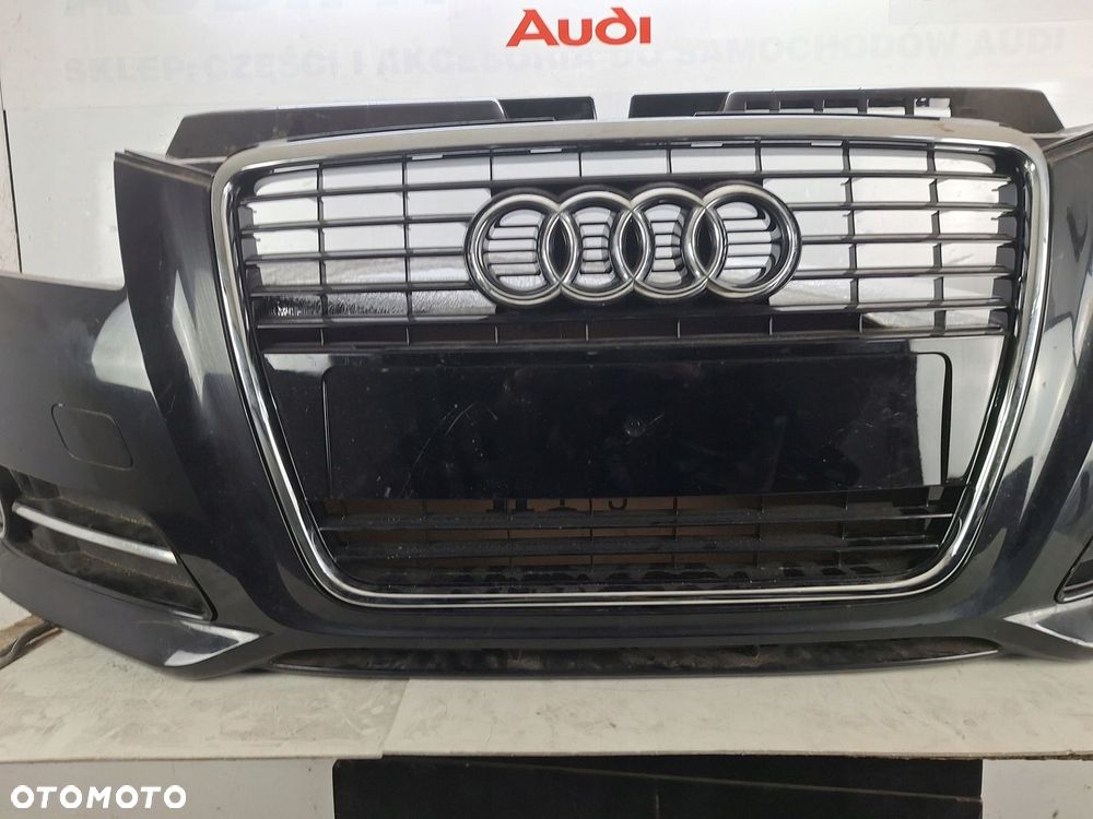 ZDERZAK AUDI A3 8P 8P0 2008-2012 LIFT PO LIFCIE KOMPLETNY GRILL HALOGEN - 2
