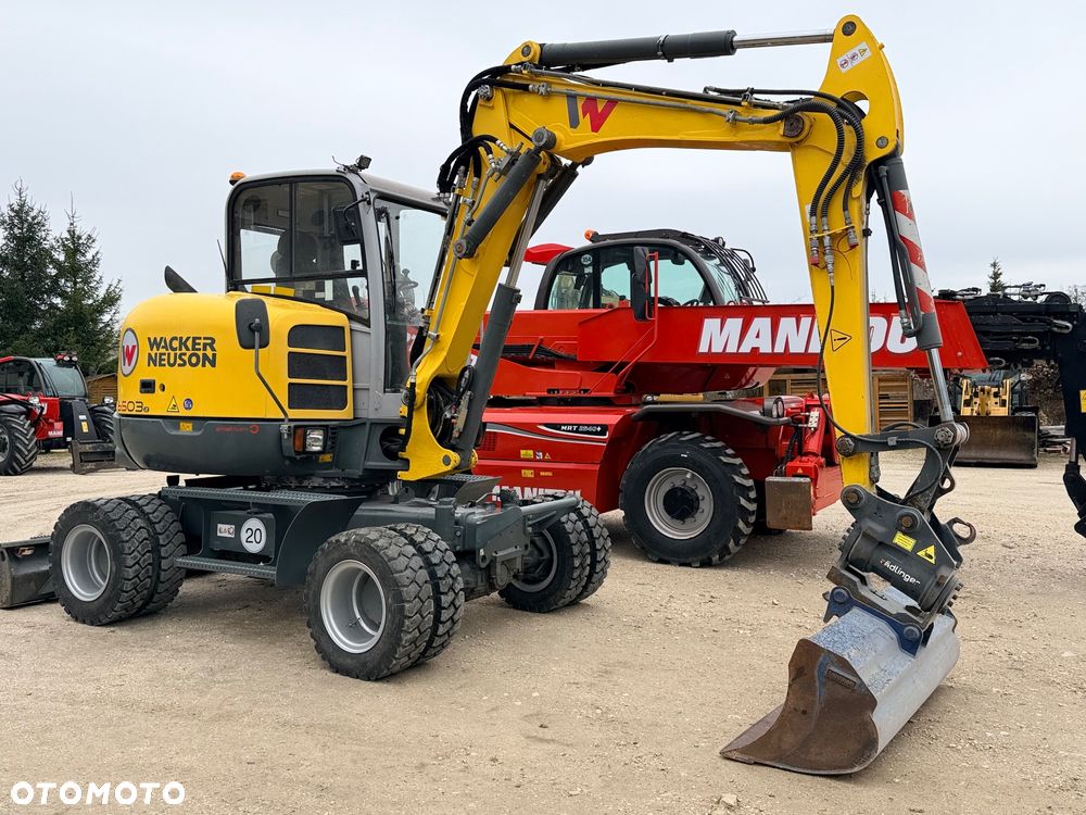 Wacker Neuson Koparka Kołowa 6 TON Wacker NEUSON 6503 -2 Pług Ramię Long 3 Łamane POWERTILT Lenhoff MS03 6503 ew65 - 23