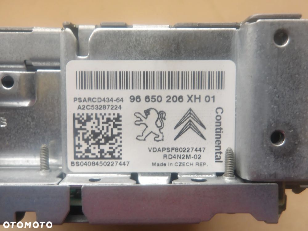 PEUGEOT 308 SW 1.6B 07-14 RADIO 96650206XH - 10
