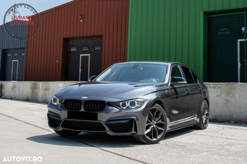 Praguri Laterale cu Extensii Add-on Lip BMW Seria 3 F30 F31 (2011-2018) M3 Design- livrare gratuita - 10