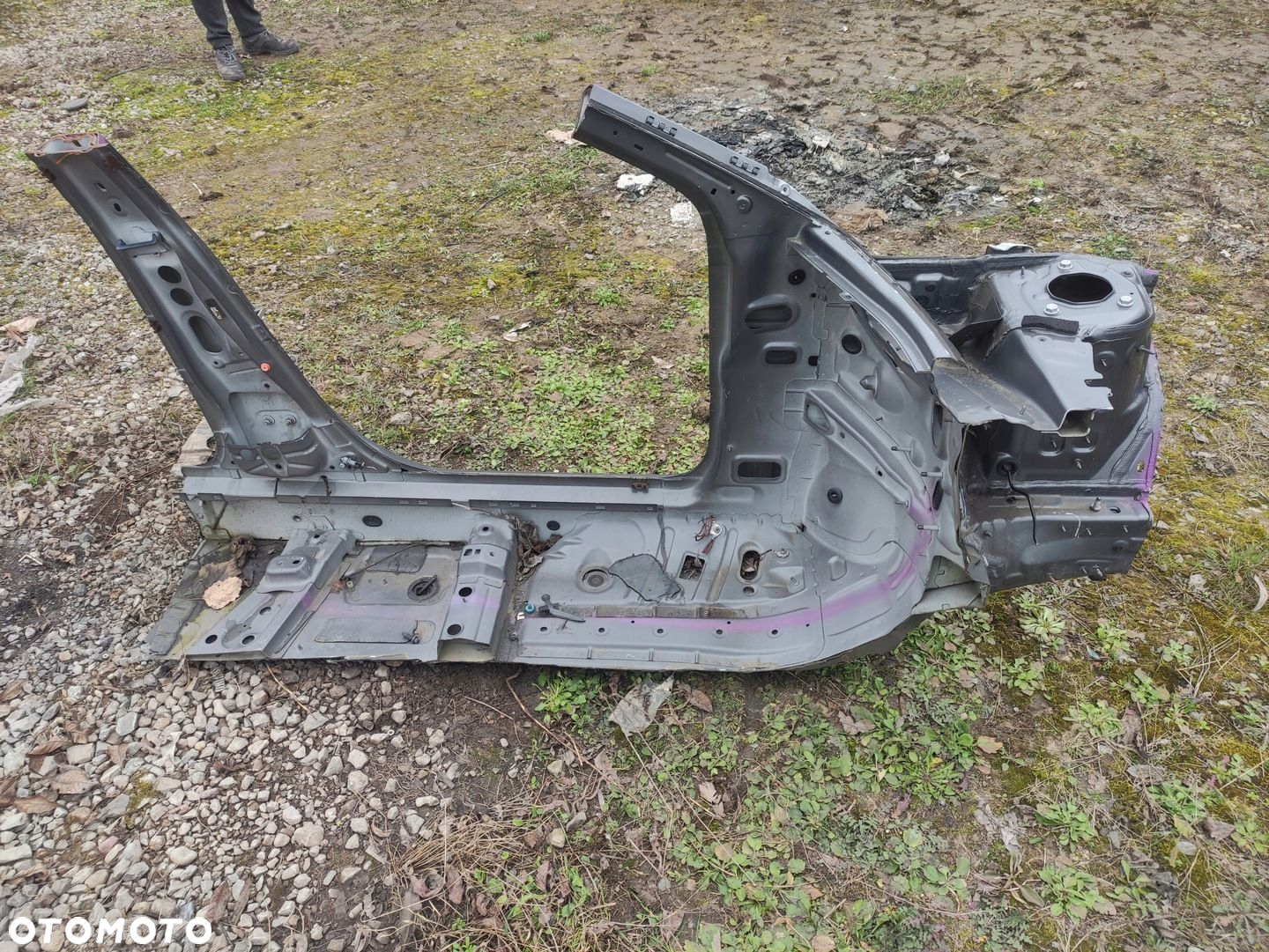 MERCEDES A-KLASA W177 SŁUPEK LEWY PRZEDNI ĆWIARTKA LEWA PRÓG - 4