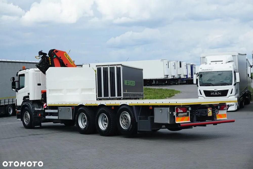 Scania / P 420 / 8 X 4 / TRIDEM / SKRZYNIOWY + HDS / PALFINGER PK 26002 / WYS. 12 M / DŁ. 8 M - 7
