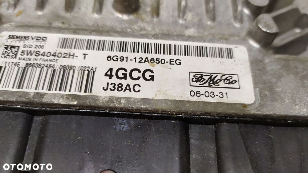 FORD S-MAX MK1 2.0 TDCI KOMPUTER SILNIKA 6G91-12A650-EG - 2