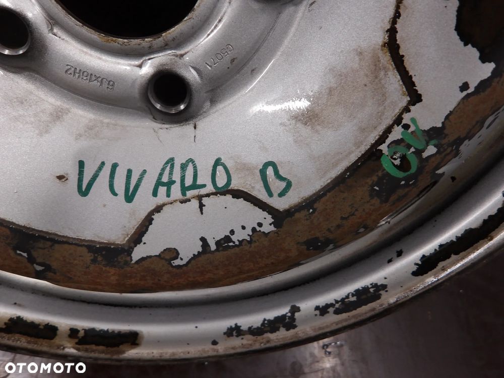 FELGI STALOWE STALÓWKI OPEL VIVARO B TRAFIC 5X108 R16 6J ET50 - 2