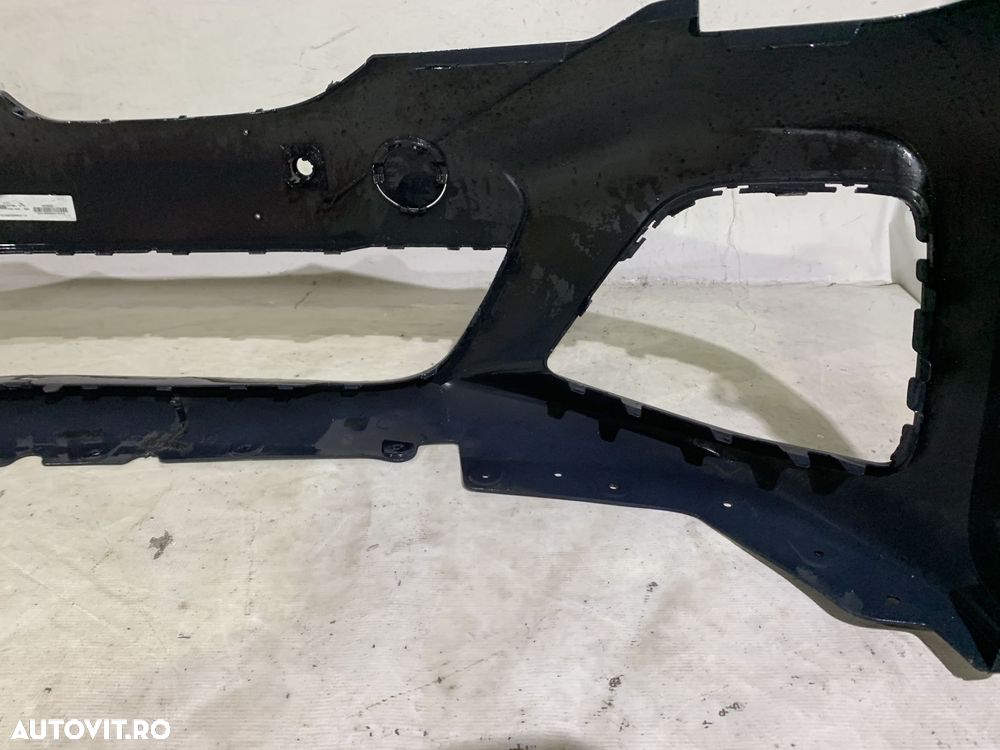 Bara fata BMW Seria 3, G21/G21, M-Sport, 2019, 2020, 2021, 2022, cod origine OE 51118069346, cu gauri pentru senzori de parcare (6). Fisurata usor mijloc jos. - 12