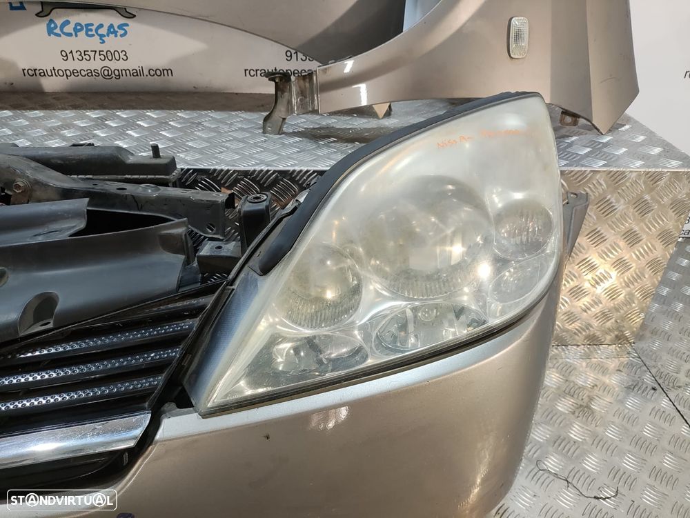 FRENTE COMPLETA NISSAN PRIMERA III 3 MK3 P12 CAPOT PARACHOQUES GUARDA-LAMAS OTICAS RADIADOR VENTILADOR FRENTE FIBRA REFORÇO - 8